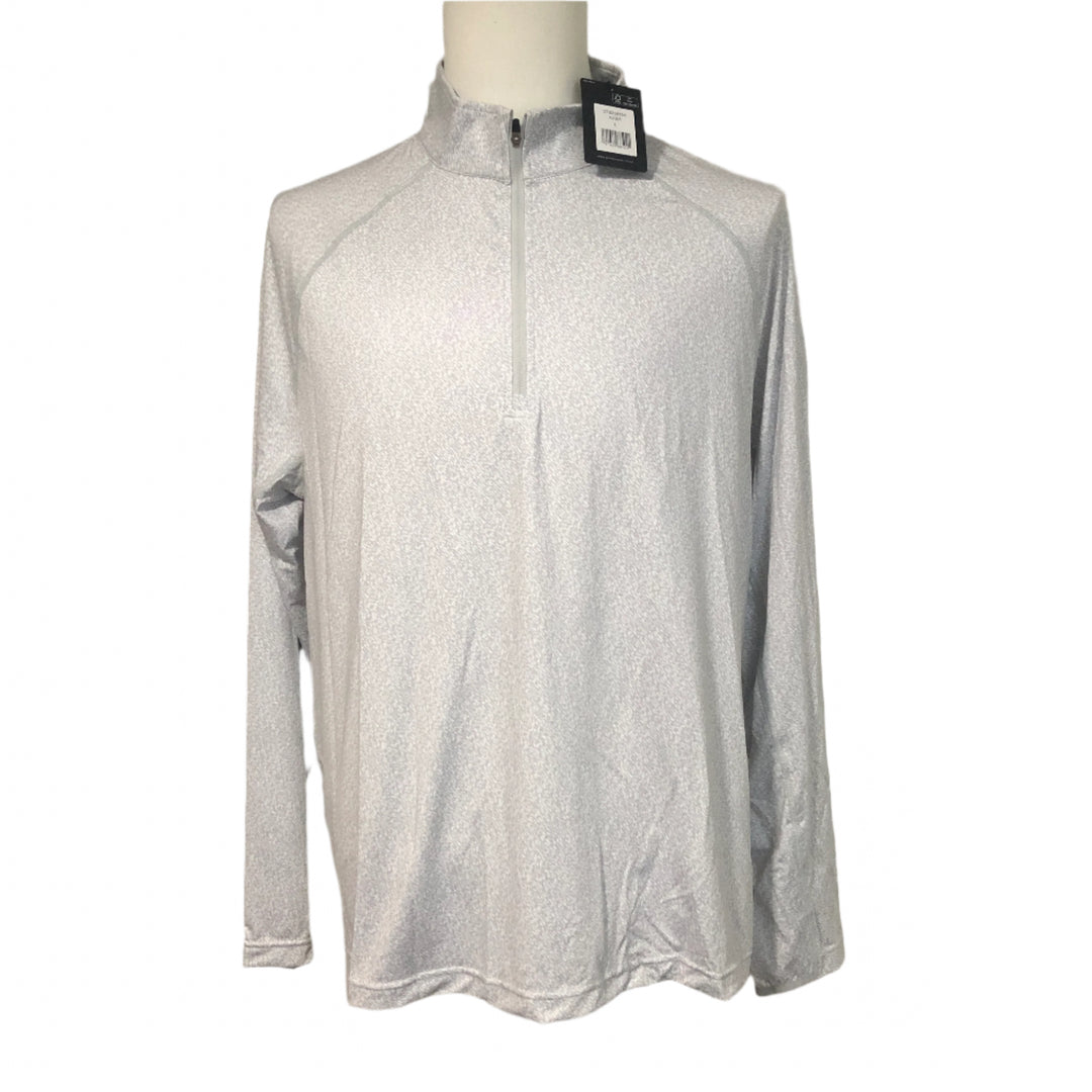 Dunning Golf 1/4 Zip (w/ logo) - Grey Pattern - Skorzie