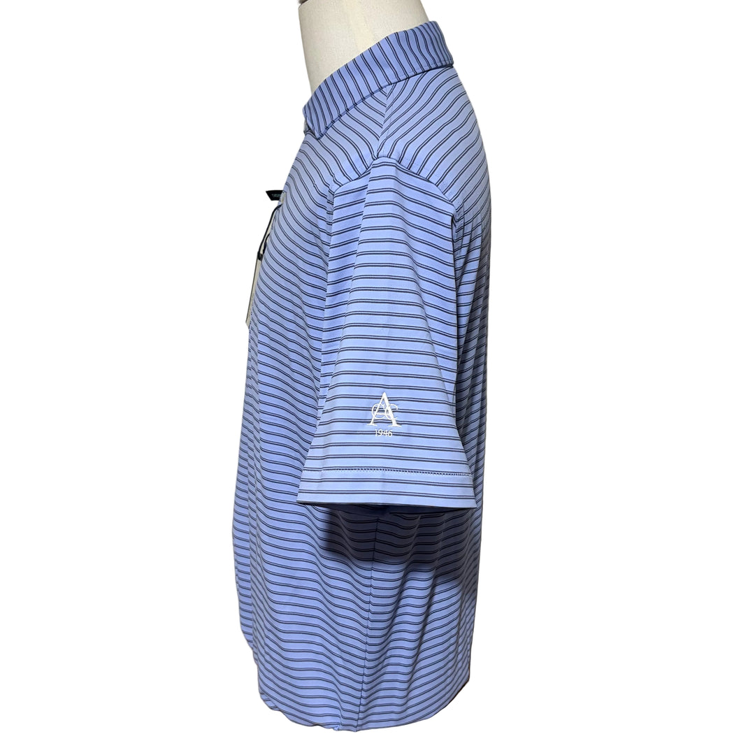 Peter Millar Bridge Performance Jersey Polo (w/logo) - Wisteria - Large - Skorzie