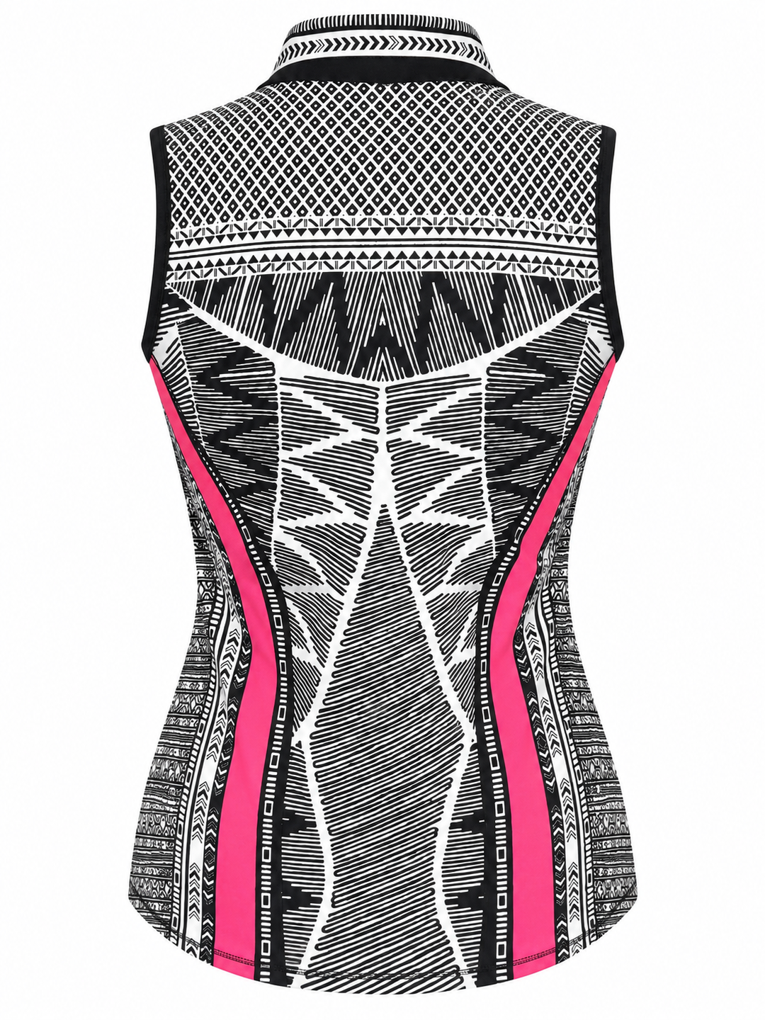 Lucky In Love Santa Fe Glow Tank - White/Black