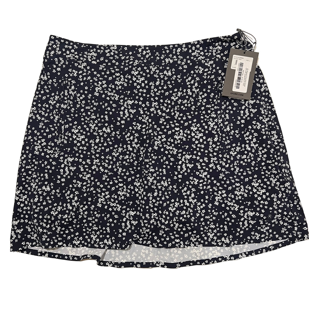 G/FORE Cherry Blossom Tech Jersey A-Line Skort (17") - Twilight - Large - Skorzie