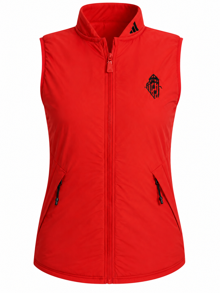 Adidas Ladies Frostguard Insulated Golf Vest - Red Orange