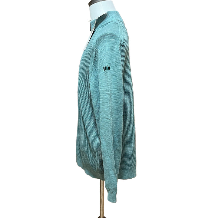 Tommy Bahama Tidemark 1/2 Zip (w/ logo) - Trout - Skorzie