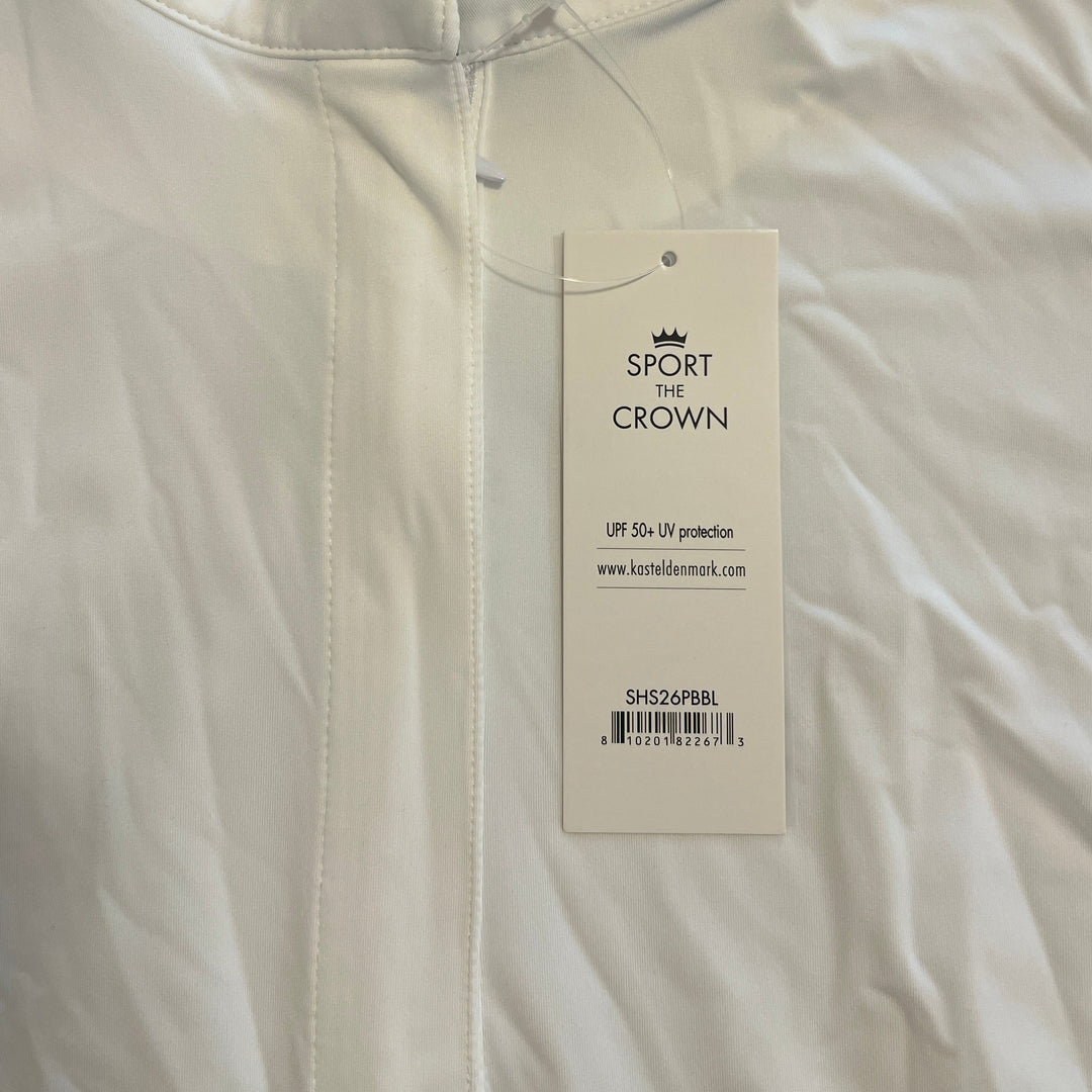 Kastel Women's L/S Polo 1/4 Zip Tailored Show White Size L