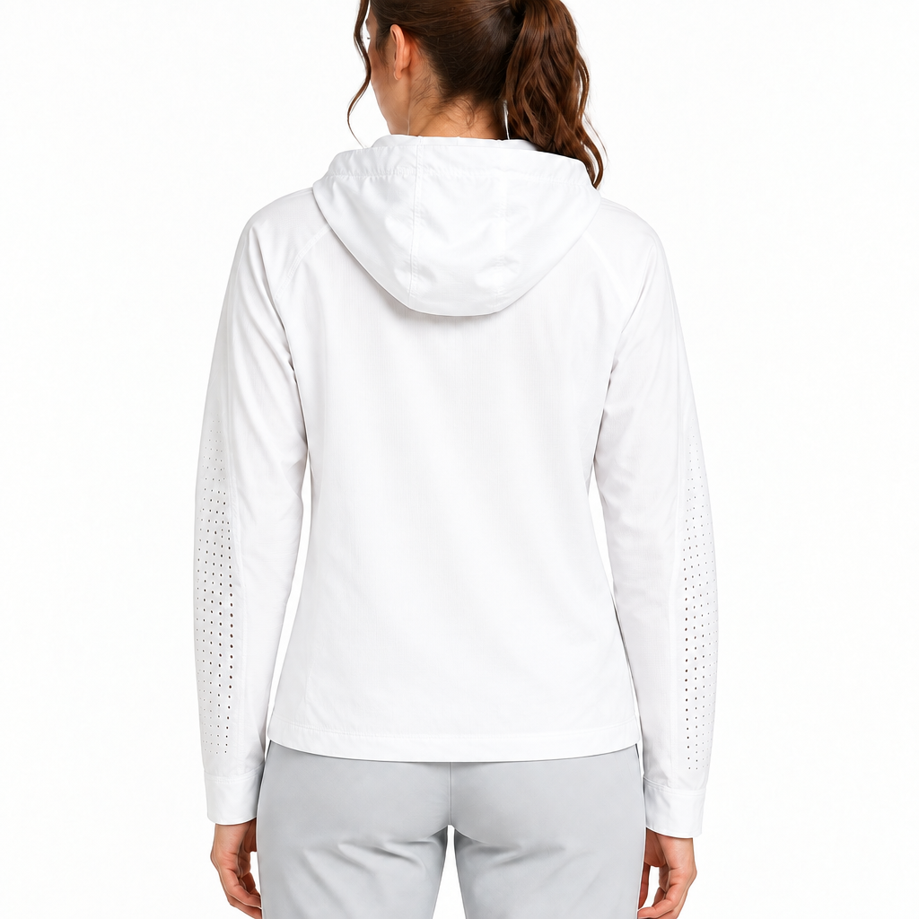 Jamie Sadock Women's Golf Solar Hoodie Sugar Size M