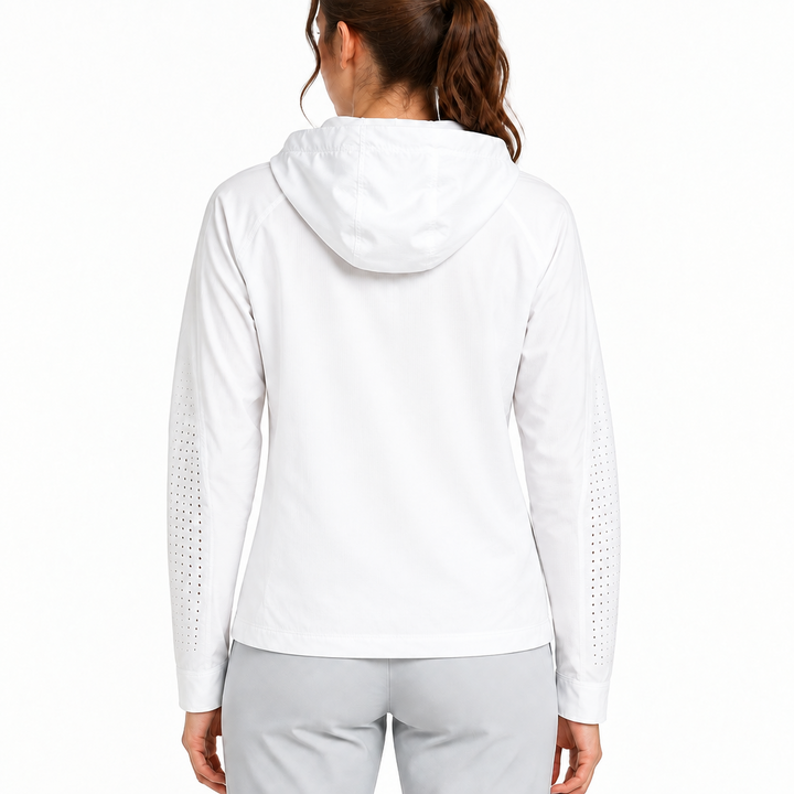 Jamie Sadock Women's Golf Solar Hoodie Sugar Size M