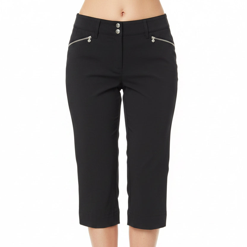 Daily Sports Women's Golf Capris Miracle City 19" Black Size 10