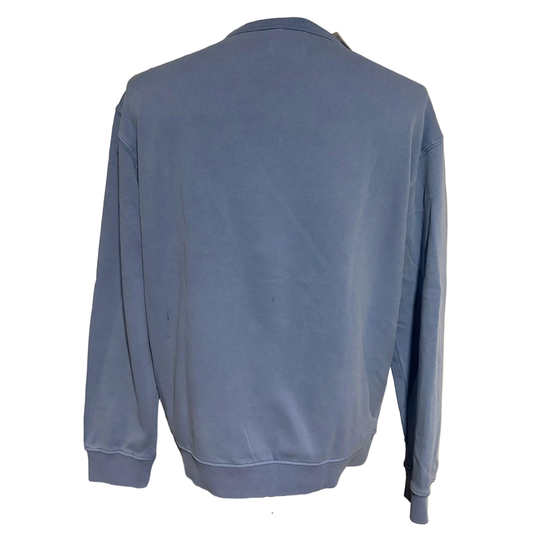 Marine Layer Cloud 9 Fleece Relaxed Crewneck - Coastal Blue - Skorzie