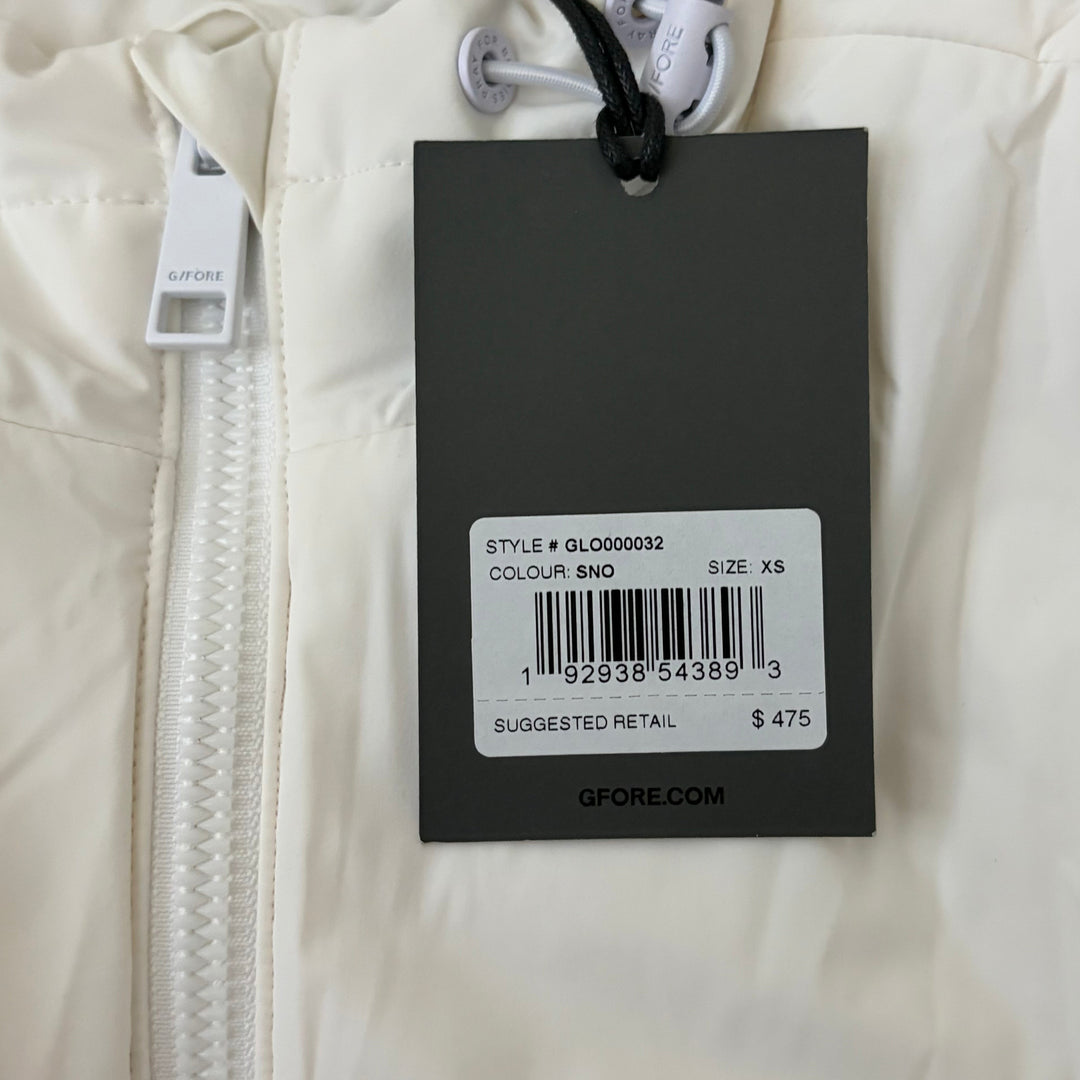 G/FORE Women's Down Jacket The Whit Tailored (w/ logo) Snow Size XS