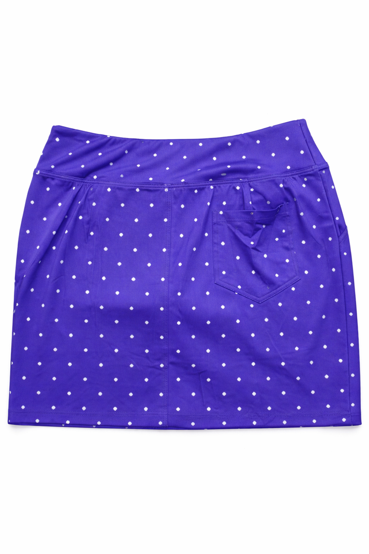 Amy Sport Monarch Beach Golf Skort 16" - Amethyst Logo