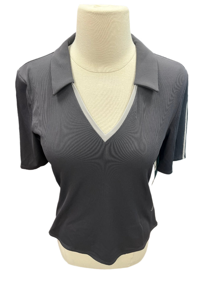 Foray Golf Short Sleeve Rib Polo - Grey - Skorzie