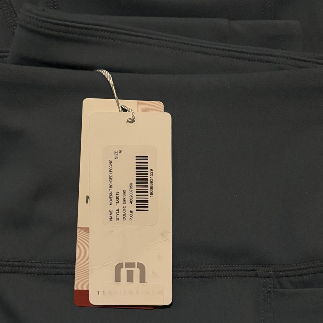 Travis Mathew Women's Leggings Moveknit Bonded 27" Dark Slate Size M