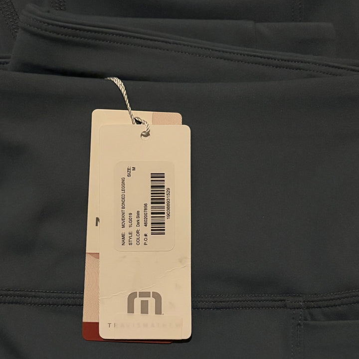 Travis Mathew Women's Leggings Moveknit Bonded 27" Dark Slate Size M