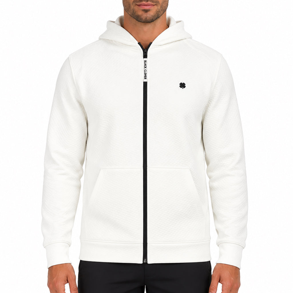 Black Clover Men's Golf Crown Hoodie White Size M
