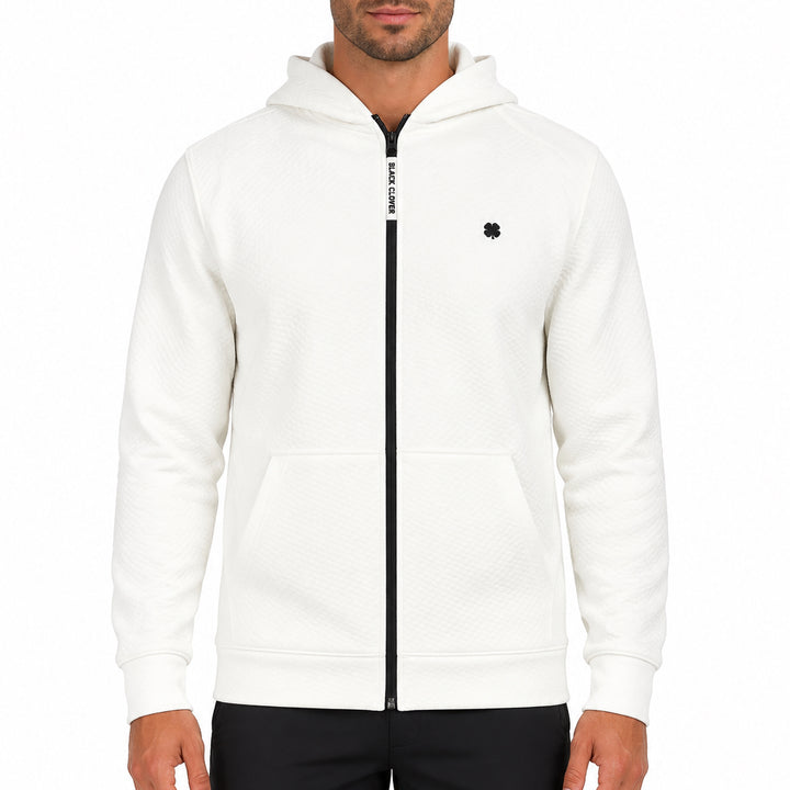 Black Clover Men's Golf Crown Hoodie White Size M