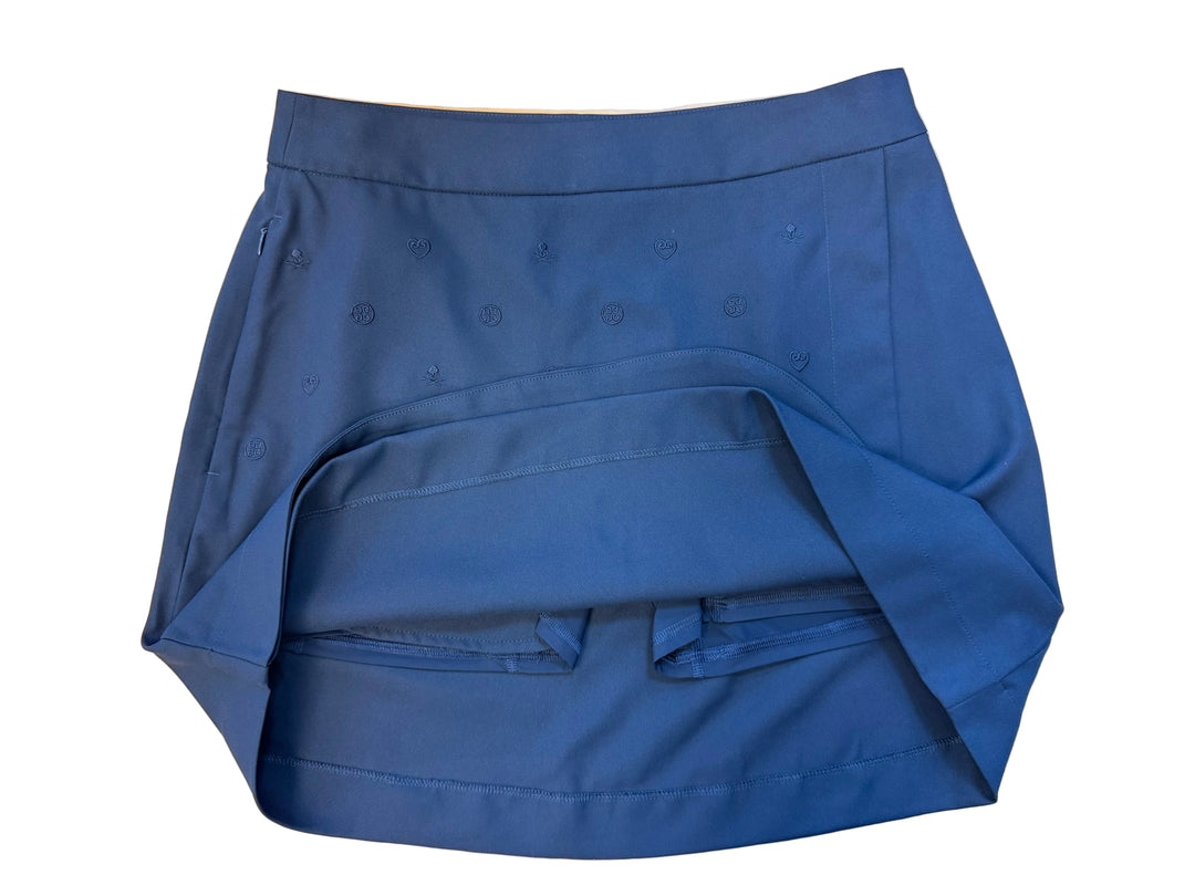 G/FORE Women's Embroidered Icon Skort (16.5") - Navy