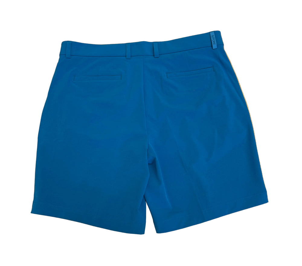 G/FORE Maverick Four-Way Stretch Lined Golf Shorts (8") - Lisbon Blue - Skorzie