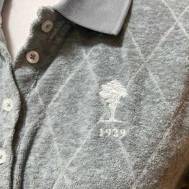 Daily Sports Terry Touch SS Polo (w/ logo) - Grey Melange - FINAL SALE ITEM - Skorzie