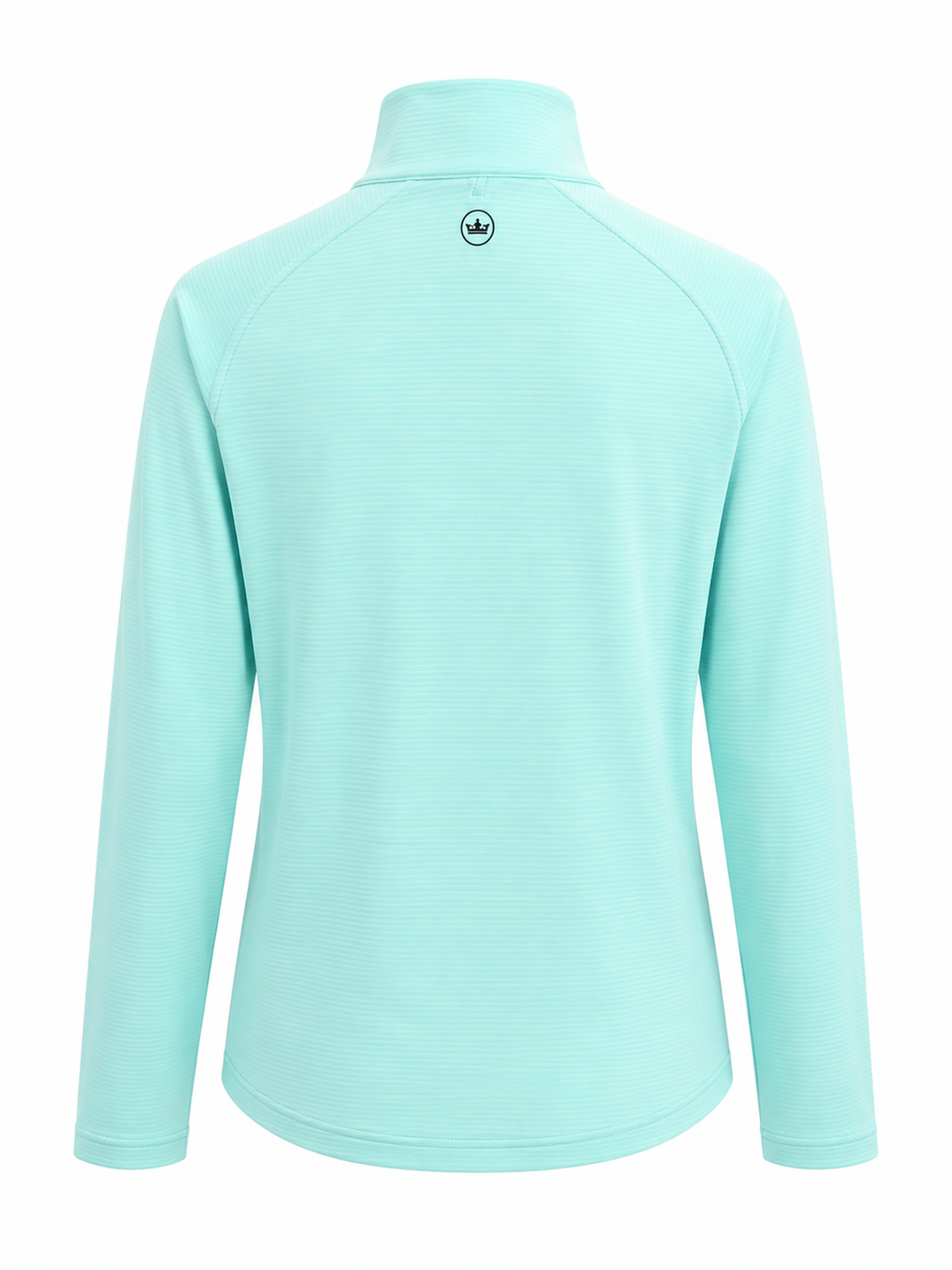 Peter Millar Men's Midlayer Quarter Zip (w/logo) - Aqua - Small - Skorzie
