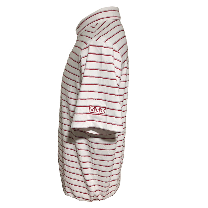 Haus of Grey Road Trip Polo (w/ logo) - Salt/Liberty Red - Medium (FINAL SALE ITEM) - Skorzie