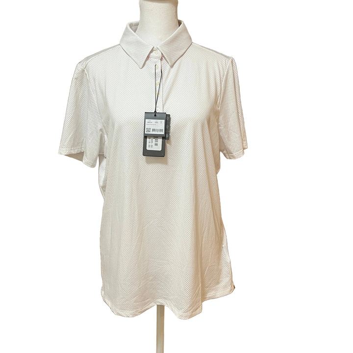 KJUS Eve Short Sleeve Polo (w/logo) - White - Skorzie