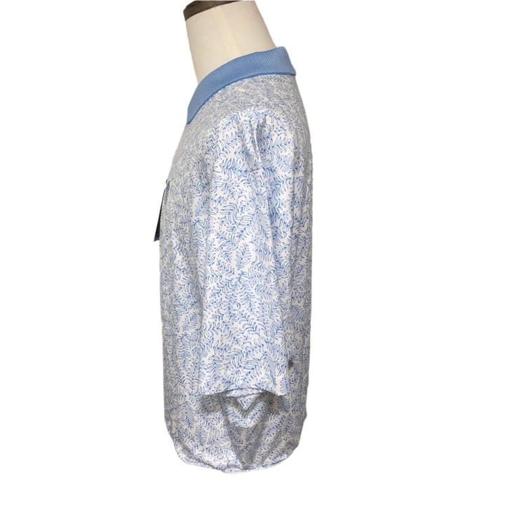 Dunning Golf Polo (w/ logo) - Blue Pattern - XX-Large - Skorzie