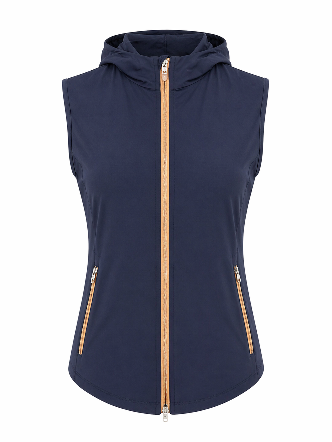 Peter Millar Women's Full-Zip Jameson Flex Vest - Navy - Small - Skorzie