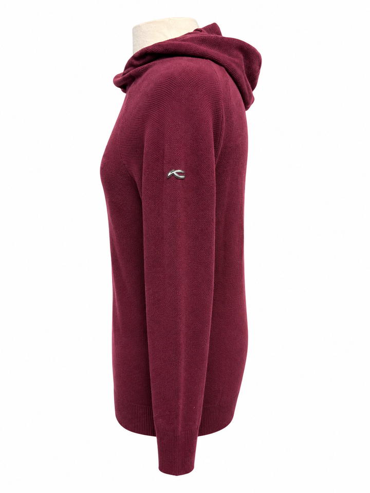 KJUS Women's Kessy Hooded Sweater - Deep Ruby