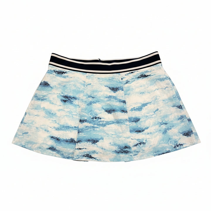 Greyson Phoenix Flare Skort (15") - Painted Clouds - Medium - Skorzie