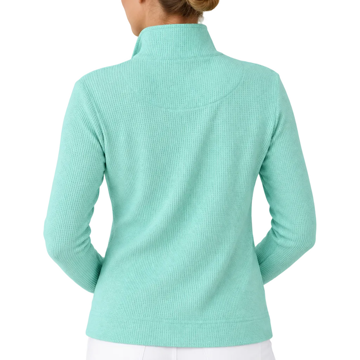 Straight Down Women's Quarter Zip Hills Cascade Size M