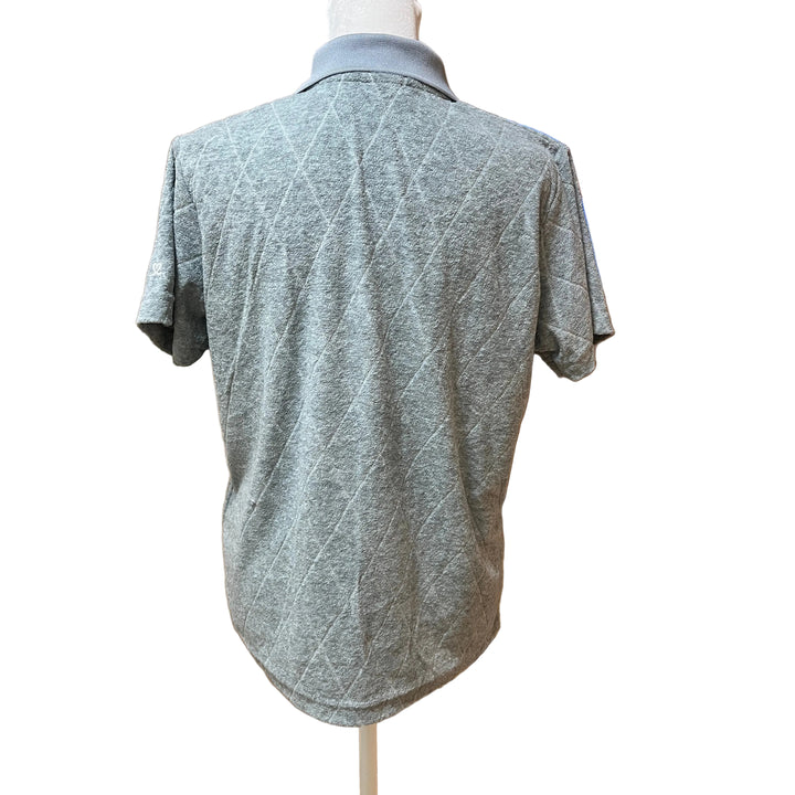 Daily Sports Terry Touch SS Polo (w/ logo) - Grey Melange - FINAL SALE ITEM - Skorzie