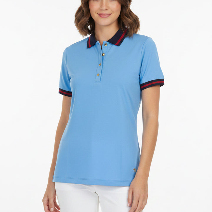 Lohla Sport Womens Golf S/S Polo Mia Oasis Size L