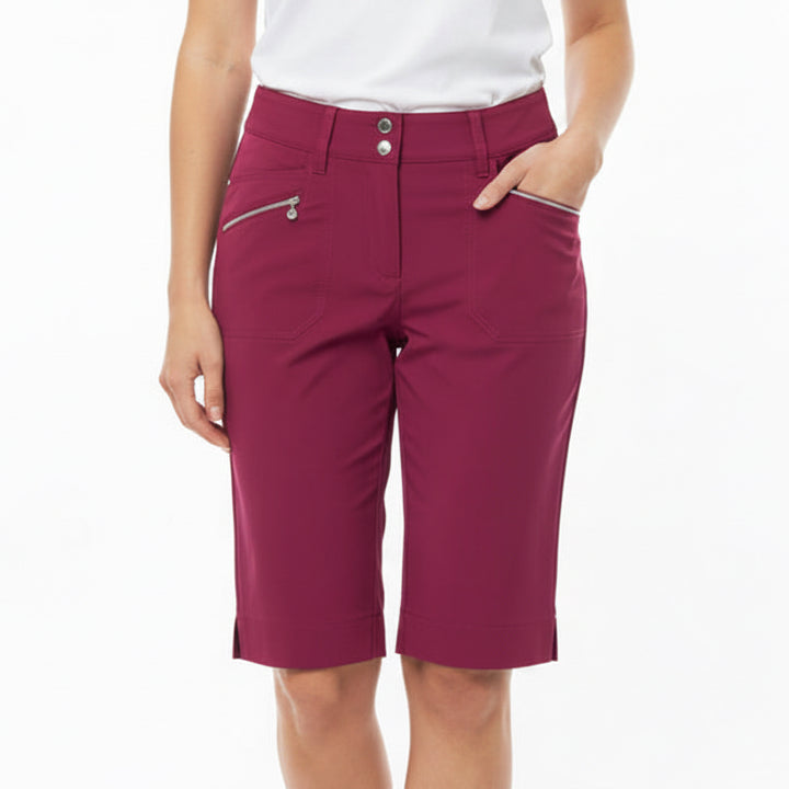 Daily Sports Women's Golf Shorts Miracle City 14" Burgandy