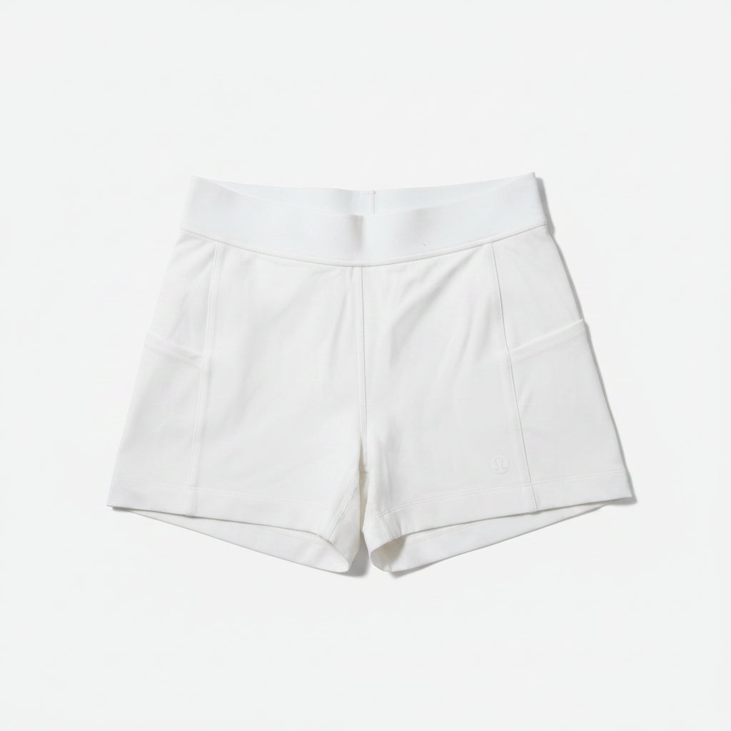 Lululemon Luxtreme HR Tennis Short (3.5") - White - Skorzie