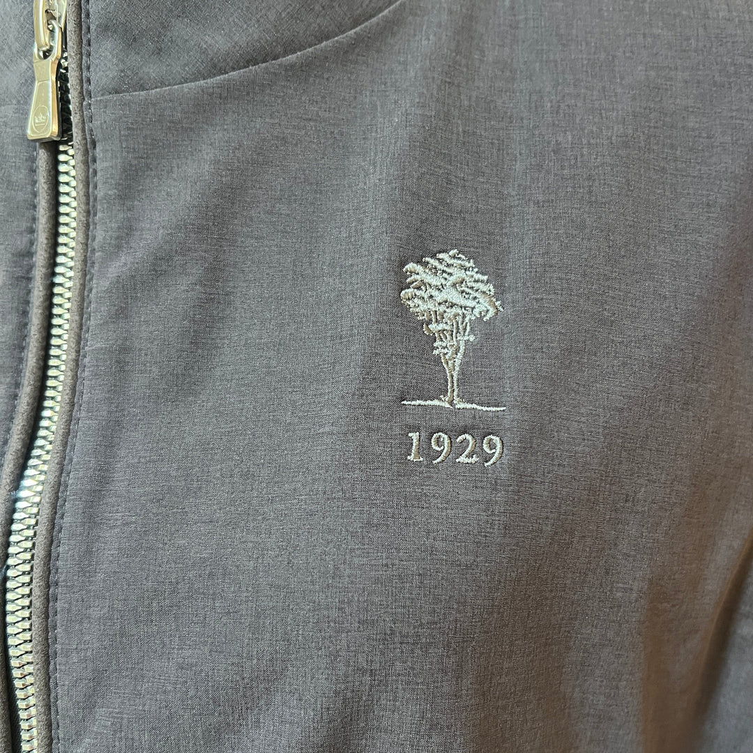Peter Millar Surge Full-Zip Vest (w/ logo) - Grey - Skorzie