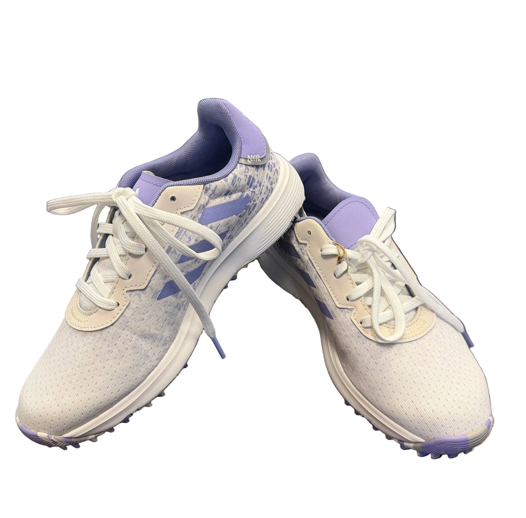 Adidas Women's Spikeless Golf Shoe - White/Purple