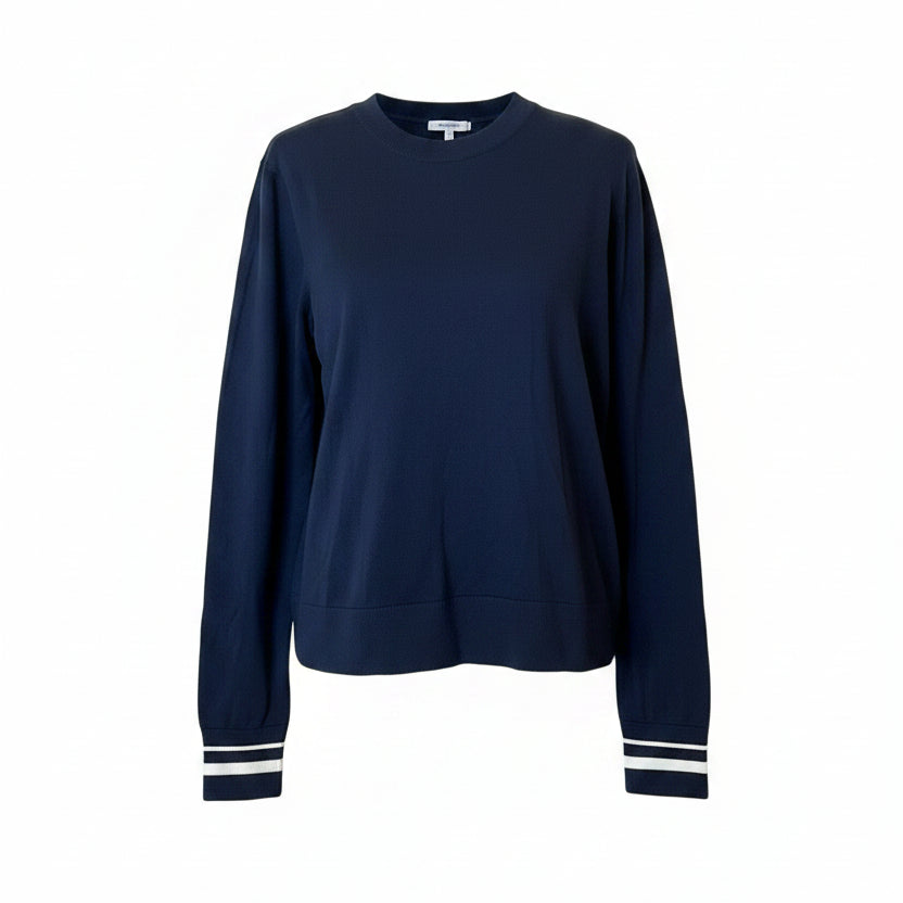 G/FORE Women's Sweater Crewneck Cooling Cotton Chalk Twilight Size S