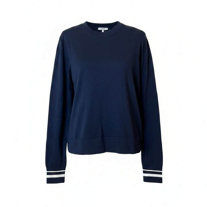 G/FORE Women's Sweater Crewneck Cooling Cotton Chalk Twilight Size S