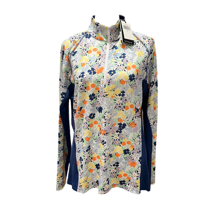RLX 1/4 Zip Pullover (w/ logo) - Floral Print - Skorzie