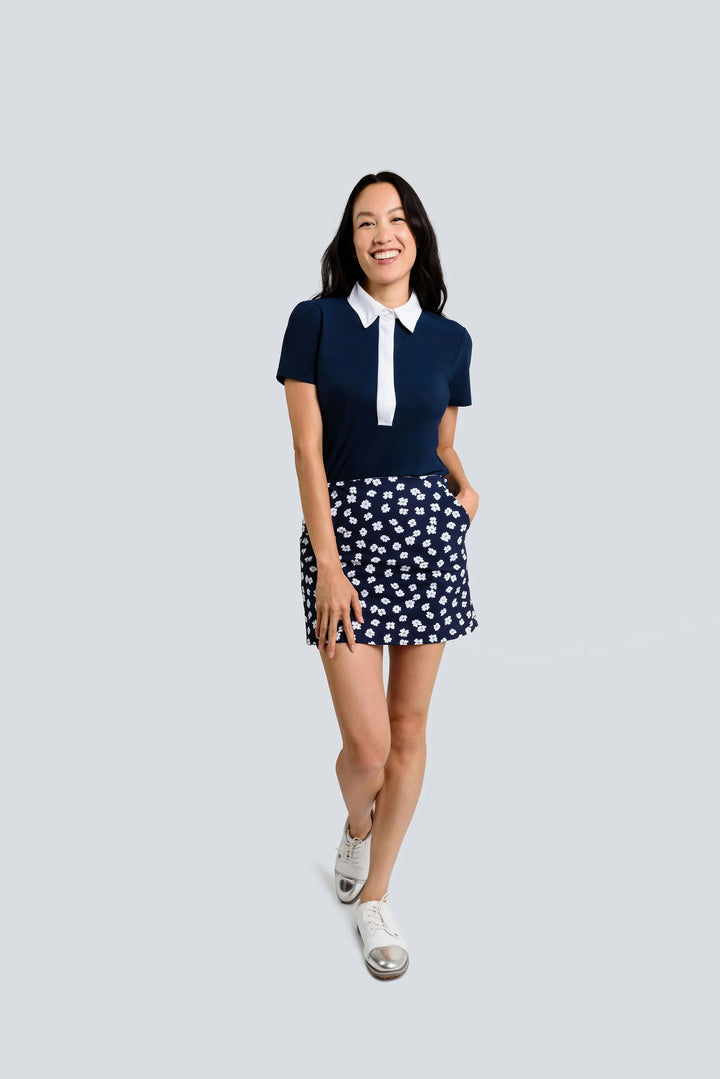 Jayebird Janie Classic Skort - Navy Floral - Skorzie