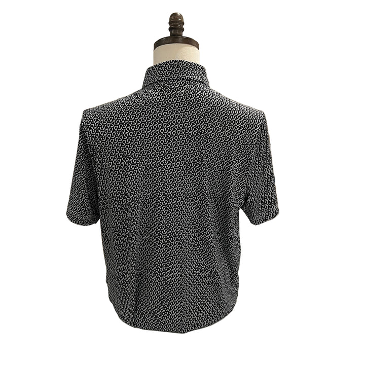 Good Good Golf Good Drive Polo - Black/White - Skorzie