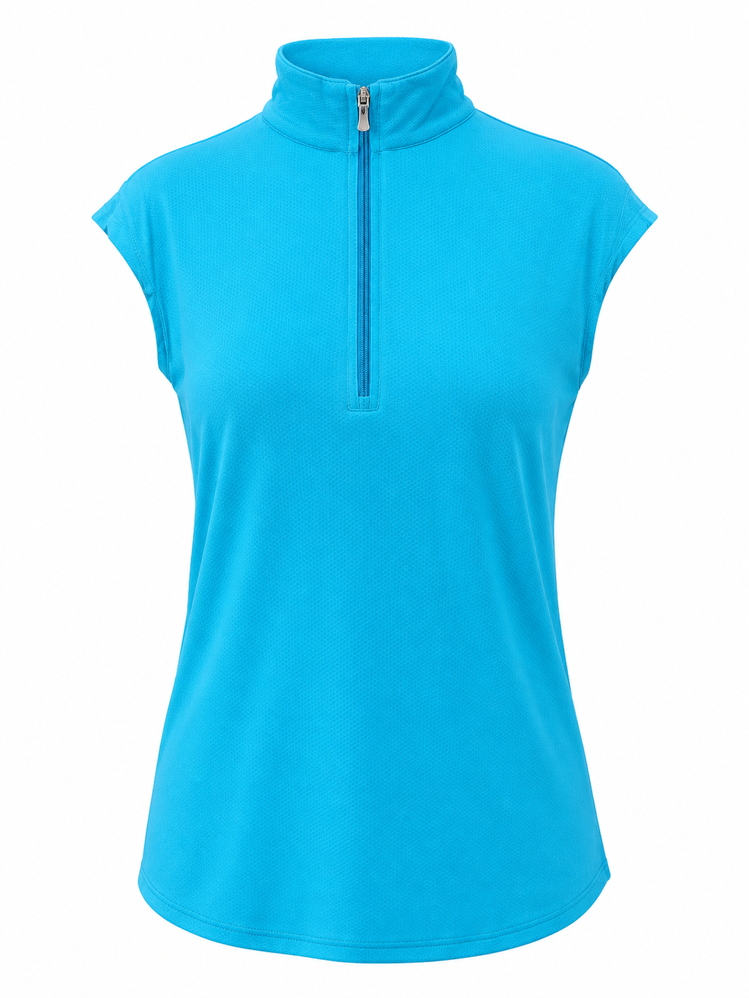 SanSoleil SolCool Sleeveless Mock  - Caribbean Blue