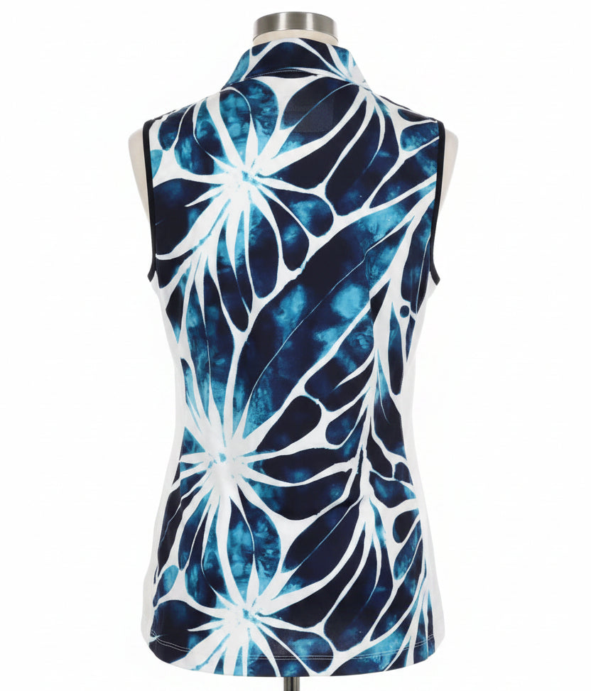 Lohla Sport The Zen S/L Top - Ocean/Navy - Small - Skorzie