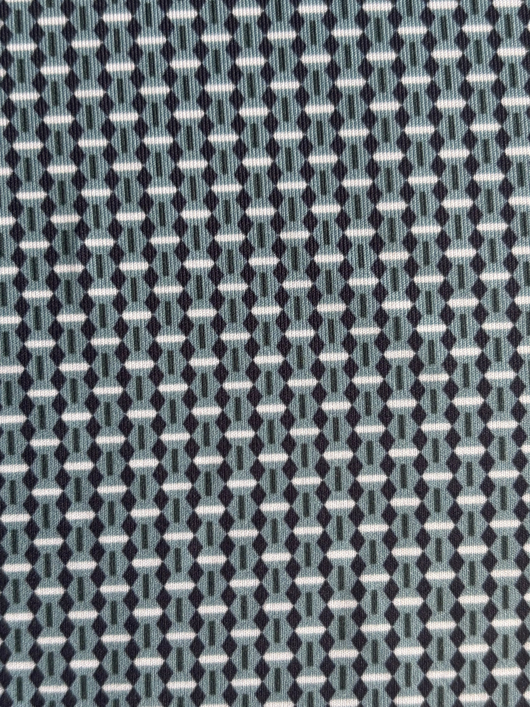 G/FORE Men's Polo Mod Geo Tech Jersey Sea Foam/Twilight Size M