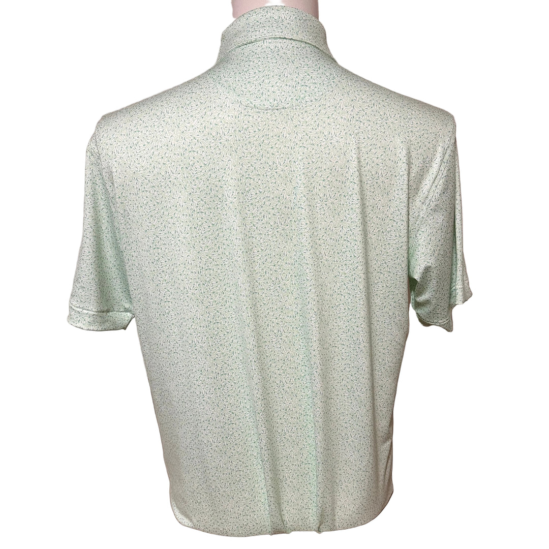 Peter Millar Nautical Notions Jersey Polo (w/logo) - Green - Small - Skorzie