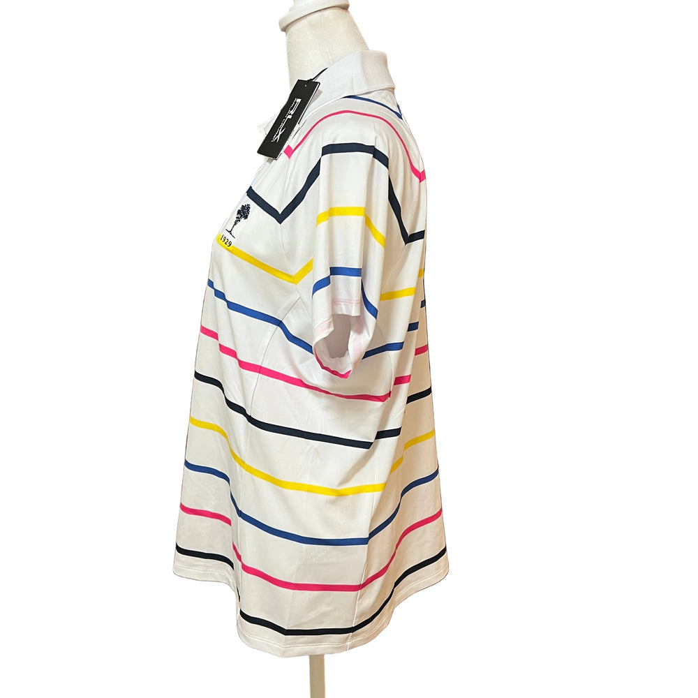 RLX Knit Polo (w/logo) - Colored Stripe - Skorzie