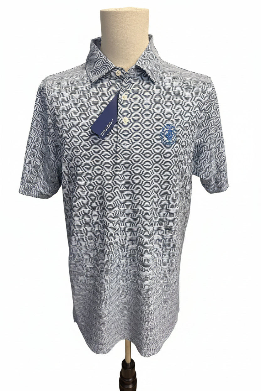 B Draddy Captain Bly Polo (w/ logo) - Regal Blue - Large