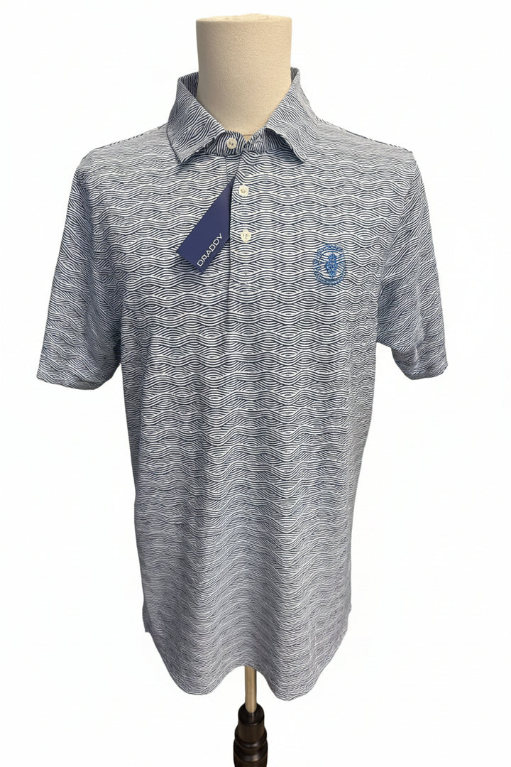B Draddy Captain Bly Polo (w/ logo) - Regal Blue - Large