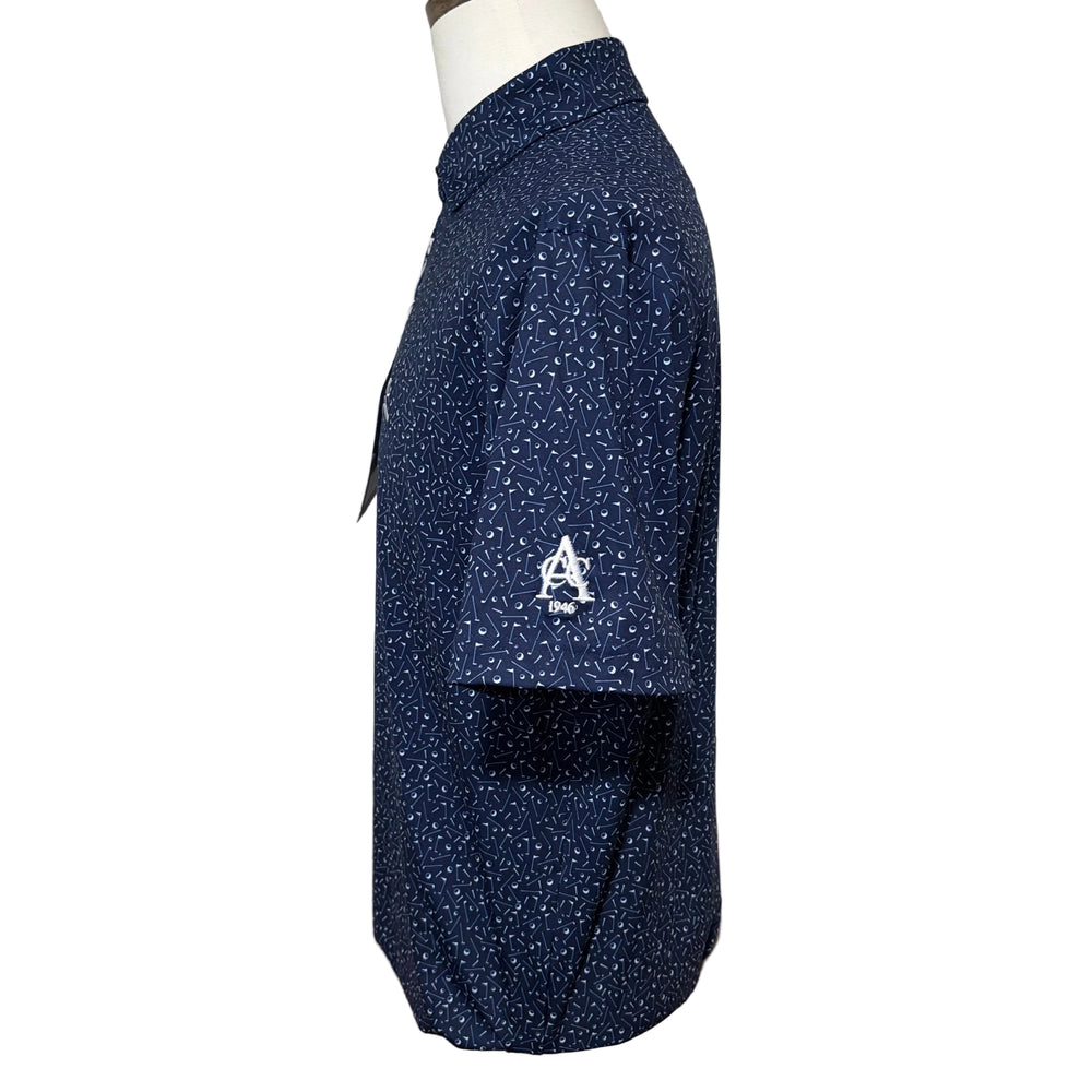Rhoback Mulligan Performance Polo (w/logo) - Admiral Navy - Skorzie