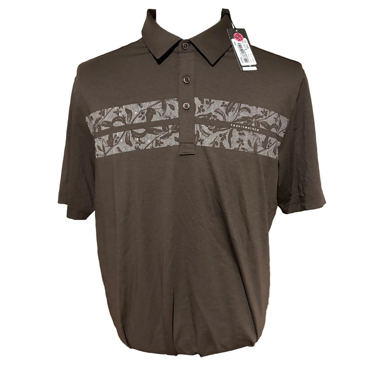 Travis Mathew Orchard Walk Polo (w/logo) - Chocolate - Skorzie