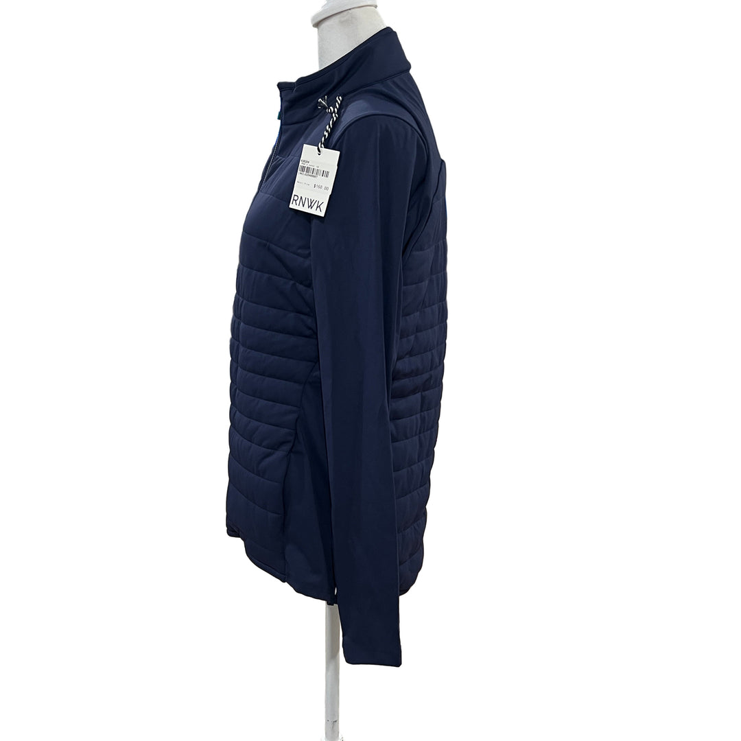 RNWK Full Zip Quilted Jacket - Navy - Large